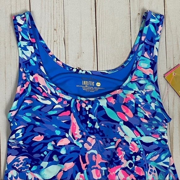 Lilly Pulitzer Meryl Nylon Sunray Bra‎ Tank Size XXS - Picture 3 of 10